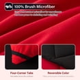 thumbnail image 4 of Edredón Bed in a Bag Cosybay, totalmente reversible, 7 unidades, rojo y negro, 4 of 7
