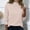 Khaki, variant on Vinsonshop Thermal Shirts for Women Long Sleeve Mock Neck Fleece Lined Base Layer Slim Fit Winter Warm Undershirts Beige L