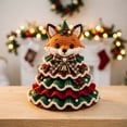 thumbnail image 6 of Crochet Animal Christmas Tree DIY Kit, Handmade Ornament Set with Pearl, Beginner Friendly, Christmas Decorations Gifts for Family, 6 of 6