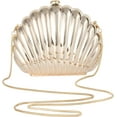 thumbnail image 3 of LinYooLi Women Mini Seashell Evening Clutch Handbag Chain Strap Cross-body Bag, 3 of 7
