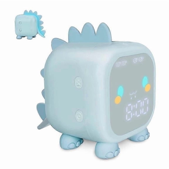 Digital Alarm Clock Dinosaur Clock Children's Sleep Trainer Wake Up Night Lamp