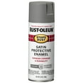 thumbnail image 3 of Coastal Gray , Rust-Oleum Stops Rust Satin Protective Enamel Spray Paint, 12 oz, 6 Pack, 3 of 13
