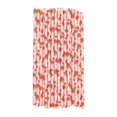 thumbnail image 1 of 25 Stick Disposable Paper Straws Party Handmade Environmental Straw(Deep strawberry), 1 of 5