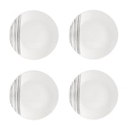 Studio Nova 16-Piece Black Porcelain Dinnerware Set