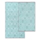thumbnail image 5 of Juego de 6 Toallas teñidas de Hilo Oxford Aqua - Toallas de baño, Toallas de Mano y paños de baño, súper absorbentes y de Secado rápido, algodón Peinado, 5 of 7
