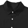 thumbnail image 4 of Rvwovn Men's Sleeveless Turn-Down Collar Button Down Shirt - Lightweight Relaxed Fit Casual Summer Vest Top, 4 of 7