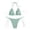 Z04-Mint Green, variant on ECHFIPROM Women's Shiny Triangle Bikini Set,2 Piece Bathing Suits for Women Adjustable Tie Side Swimwear for Beach & Pool,Purple,S