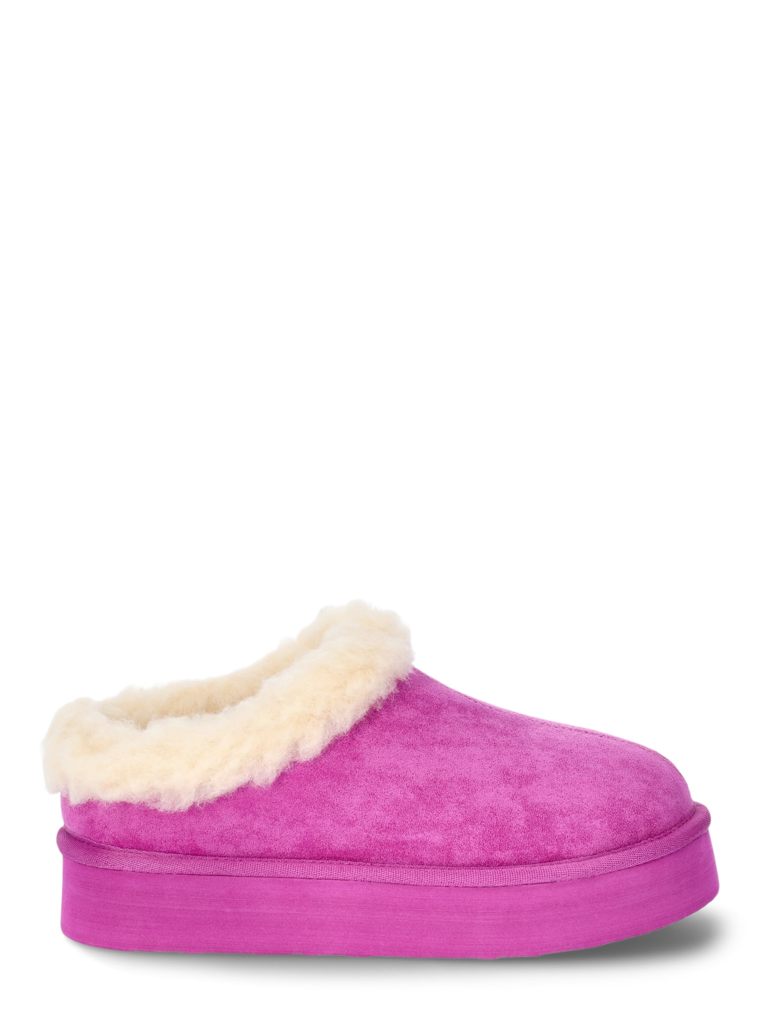 Pawz Womens Cozy Lined Platform Slippers