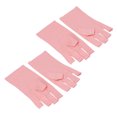 thumbnail image 3 of Nail UV Gloves, Hand Protection Breathable Stretchy Fingerless UV Gloves  For Nail Art, 3 of 8