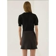 thumbnail image 4 of Satin Solid Mini Skirt, 4 of 5