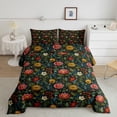 thumbnail image 2 of jejeloiu Countryside Flower Twin Comforter Sets,Pink Yellow Floral Bedding Set For Men Women Reversible 2pcs, 2 of 8