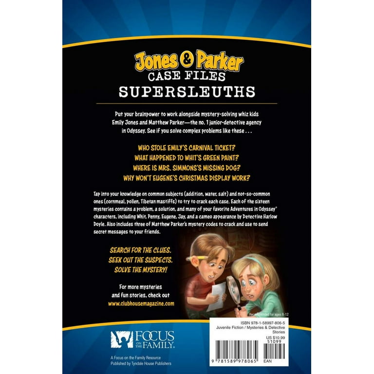 Adventures in Odyssey Books: Jones Parker Case Files