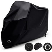 Naler Waterproof Motorcycle Cover Shelter Rain UV All Weather Outdoor Protection & Storage Bag,XL