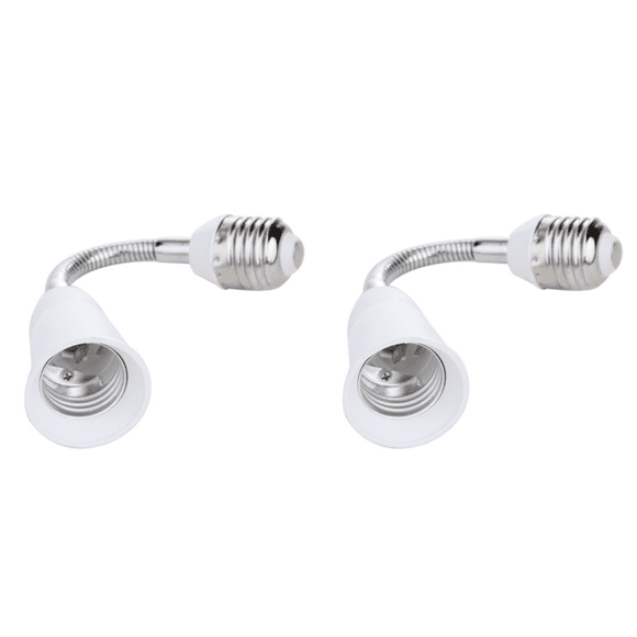 Peggybuy E27 LED Light Bulb Lamp Holder Flexible Extension Adapter Socket (30cm)
