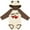 Natural & Brown w Ears, variant on Inktastic Born to Race- Red Race Car Boys or Girls Long Sleeve Baby Bodysuit