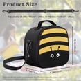 thumbnail image 5 of Jeiento Bee Kindergarten Lunch Box for Girls Bento Lunch Bag with Strap Leakproof Small Insulated Cooler Bag Reusable Thermal Meal Tote Kit for Boys Child Kids for School Potluck Travel, 5 of 6