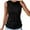Black, variant on Ohufall Women's Tank Tops Fashion Solid Color Casual Sleeveless Round Neck Blouses Summer Relaxed Fit Undershirts for Women