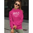 thumbnail image 2 of Brooklyn 1987 College Style Hoodie Women -Image by Shutterstock, Female XX-Large, 2 of 4