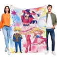 thumbnail image 2 of Oshi No Ko Blanket Throw 3D Print Super Soft Flannel Blanket Birthday Gift Vinyl, 2 of 8
