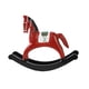 thumbnail image 4 of Estatua de caballo mecedor, figura decorativa, coleccionable, versátil, de madera. rojo, 4 of 9