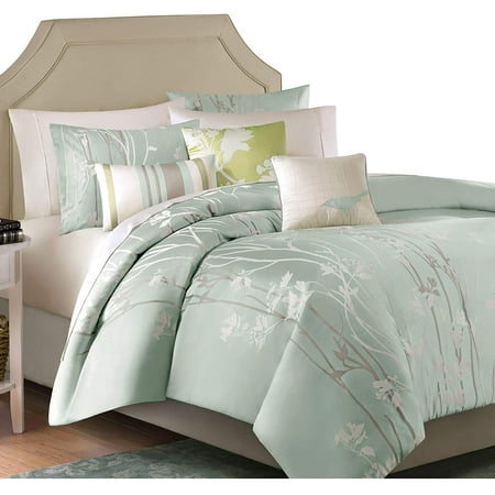 Madison Park Athena 7 Piece Jacquard Comforter Set, King ...