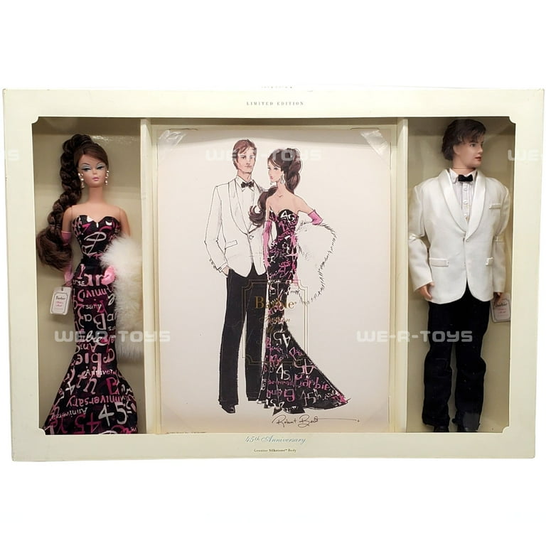 デッドストック 45周年 Barbieファッションモデル 未使用 45th Anniversary Barbie Doll by Bob Mackie - Walmart.com
