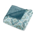 thumbnail image 5 of Better Homes & Gardens Aqua Velvet Medallion Cotton Quilt, Full/Queen, 5 of 8