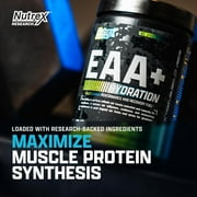 Nutrex Research EAA Hydration | EAAs + BCAA Powder | Muscle Recovery, Strength, Endurance | 8G Essential Amino Acids + Electrolytes | Blueberry Lemonade 30 Servings