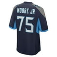 thumbnail image 3 of Men's Nike Dan Moore Jr.  Navy Tennessee Titans Team Game Jersey, 3 of 6