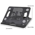 thumbnail image 3 of Adjustable Laptop Stand for Desk Ergonomic Laptop Rack with 360 Degree Rotating Base Foldable Notebook Computer Holde, 3 of 8