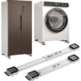 thumbnail image 1 of Appliance Rollers Heavy Duty 20-32in New Generation Extendable Appliance Rollers Anti Slip Mobile Washing Machine Base Easily Move Dryers, Refrigerators, Furniture (White), 1 of 5
