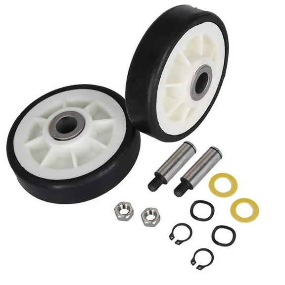 2 Pack 303373K For Maytag Dryer Roller Wheel Drum Support Kit Replacement Part TAPDRA Spare Part