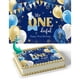thumbnail image 1 of YBQF Mr One Derful Baby Boy 1st Gold Cute Edible Cake Image Topper Birthday Cake Banner 1/4 Sheet, 1 of 1