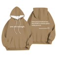 thumbnail image 4 of Letter Print Hoodies for Women Long Sleeve Sweatshirt Fall Casual Pullover Top, 4 of 4