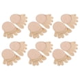 thumbnail image 1 of Unique Bargains Toe Socks Breathable Split Toe Compression Socks Non-Slip Beige 6 Pair Cotton, 1 of 7