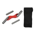 thumbnail image 4 of DOLITY Brick Jointer Trowel Construction Workers Masonry Jointer Wall Trimming Tool Red, 4 of 9