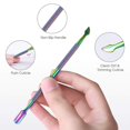 thumbnail image 5 of Empujador de cutículas, cortadora de cutículas, cortadora profesional de cutículas de acero inoxidable, cortadora de cutículas, herramientas duraderas de manicura, compatibles con F Afortunado Sencillez, 5 of 5
