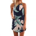 thumbnail image 1 of Nouvelle Robe d'Été Sans Manches à Col Halter Imprimé Floral Décontractée pour Femme, 1 of 7