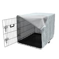 thumbnail image 3 of Abstract Dog Crate Cover, Simplistic Modern Digital Art Repetitive Hexagon Pattern Illustration, Easy to Use Pet Kennel Cover Small Dogs Puppies Kittens, 7 Sizes, Pale Seafoam and White, by Ambesonne, 3 of 6