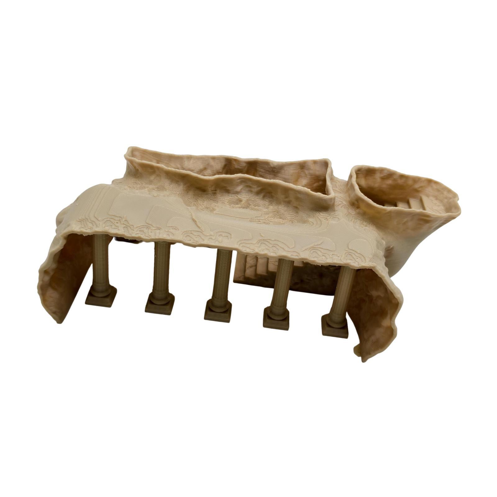 Bvdfgk Aquarium Roman Column Cave Aquarium Decor Fish Tank Accessories Fish Hideout for L Yellow