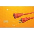 thumbnail image 2 of Southwire 2307SW8803 16/3 Medium-Duty 13-Amp SJTW General Purpose Extension Cord, 25-Feet, 2 of 5