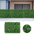 thumbnail image 6 of Ikeay Expandable Artificial Flower Garden Fence, Retractable Violet Mesh Panel for Balcony Patio Wall Background Decor (1 Panel) Green, 6 of 9