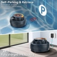 thumbnail image 3 of Poolease Swimming Pool Vacuum, Cordless Robotic Pool Cleaner, 2L Debris Tank, Auto-Parking, 9 Safety Protections, 40% Bigger Suction Inlets, for Pool Cleaning, 3 of 9