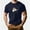 Navy, variant on Zylanna Men's T-Shirts Tee, Cat Print Crew Neck Short Sleeve Summer Casual Tops for Men Navy