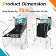 thumbnail image 3 of Costway Dual Shot Basketball Arcade Game with 8 Game Modes Electronic Scoring Green, 3 of 10