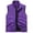 Dark Purple, variant on GrmtClth Vest for Men Full Zip Sleeveless Waistcoat Stand Collar Multi Storage Pockets Mesh Inner Breathable Lightweight Hiking Daily Casual Vest Black 2XL