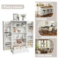 ZanQee 41" Kitchen Pantry Storage Freestanding Buffet