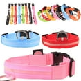 thumbnail image 4 of Sijiali Neck Strap Adjustable Rain Resistant Nylon LED Dog Collar, 4 of 10