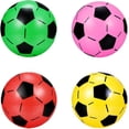thumbnail image 1 of 4 Uds. Pelota de fútbol inflable de plástico para niños, pelota de fútbol tradicional, pelotas de playa de juguete, pelotas de vinilo inflables a granel para piscina, fiesta infantil, Color aleatorio, 1 of 5