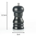thumbnail image 4 of 2 Pcs Wood Salt and Pepper Grinder Set Pepper Salt Mill Shaker, Solid Wood with Adjustable Coarseness, Black & White, 4 of 6